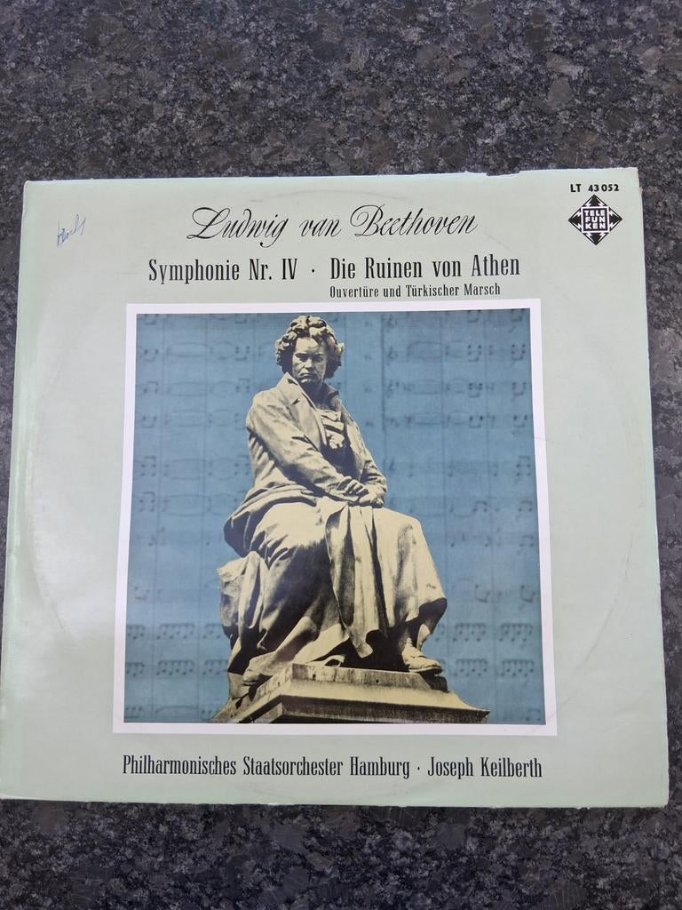 Beethoven - Symfonie Nr. IV & Die Ruinen von Athen LP, Gebruikt, Ophalen of Verzenden, Romantiek, 12 inch