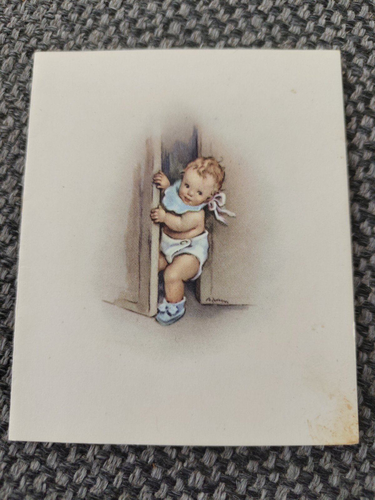 Peter te Leiden, Ophalen of Verzenden, Voor 1970, Geboortekaartje