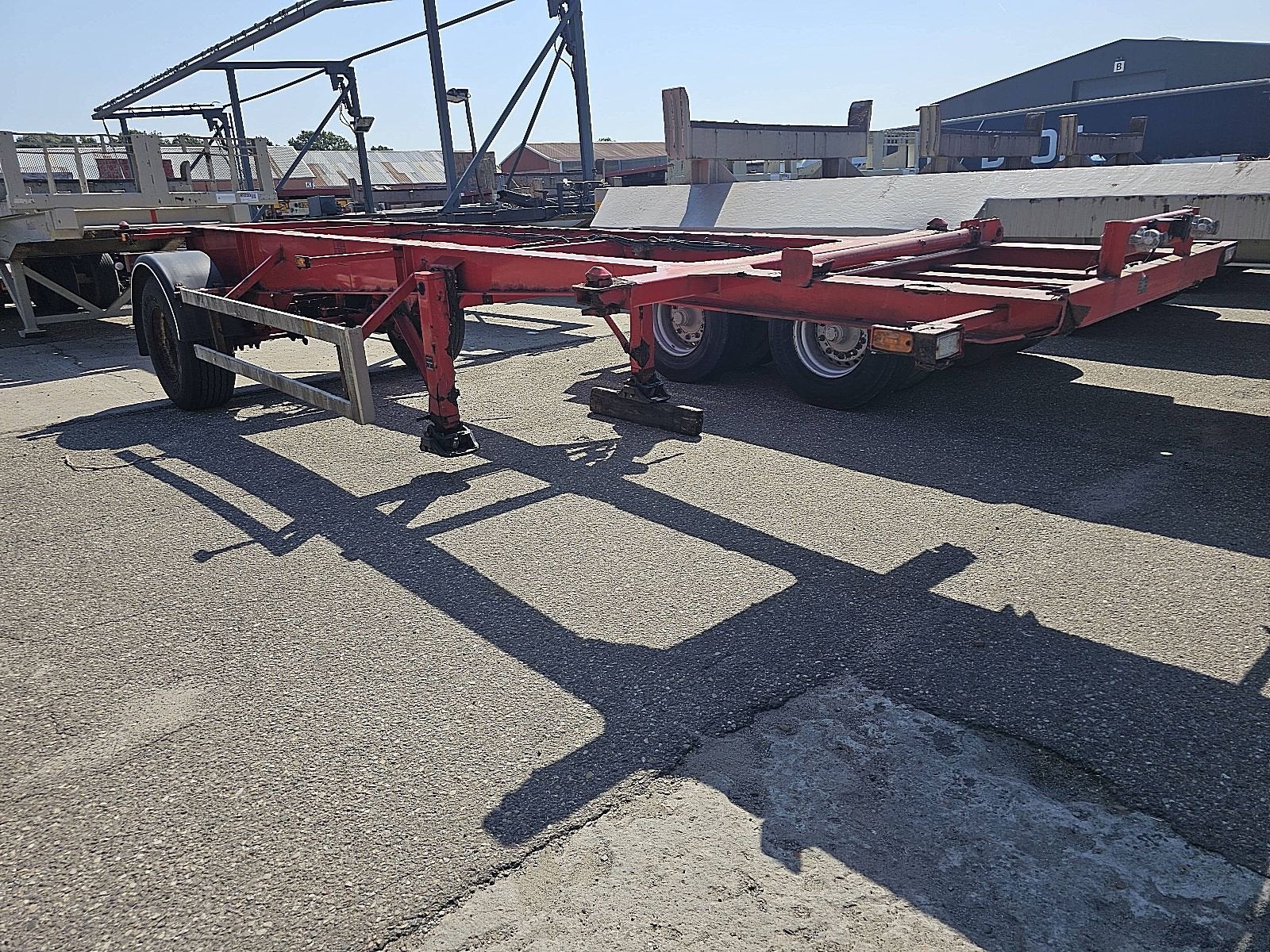 DAPA 20 FT CONTAINER 1 axle bpw drum, Overige kleuren, Bedrijf, Aanhangers en Opleggers, Te koop