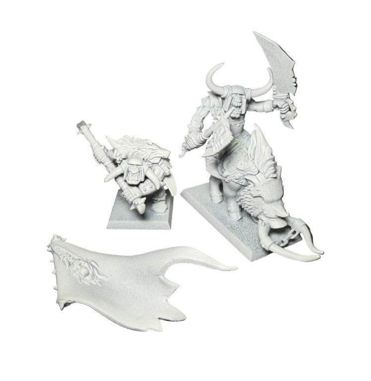 Warhammer Fantasy Old World Orcs and Goblins Warboss, ., Warhammer, Ophalen of Verzenden, Zo goed als nieuw