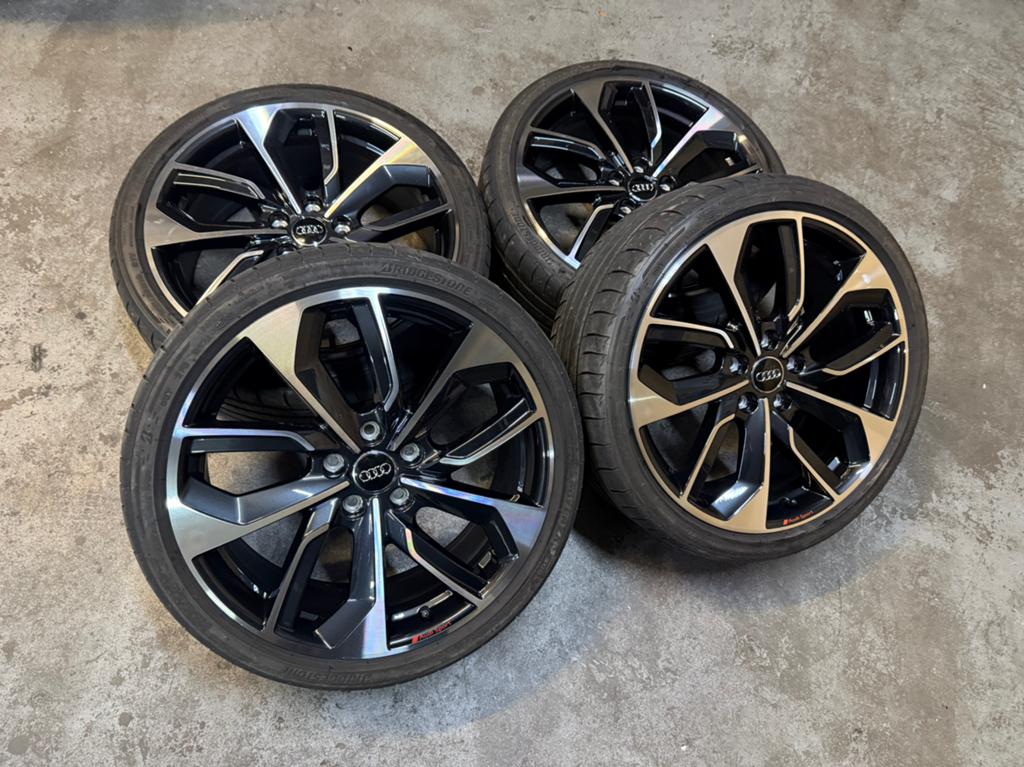✅ 19 Inch 5x112 Audi Sport RS S3 A3 A4 A6 S4 Vw Velgen, Auto-onderdelen, Banden en Velgen, 19 inch, Gebruikt, Banden en Velgen