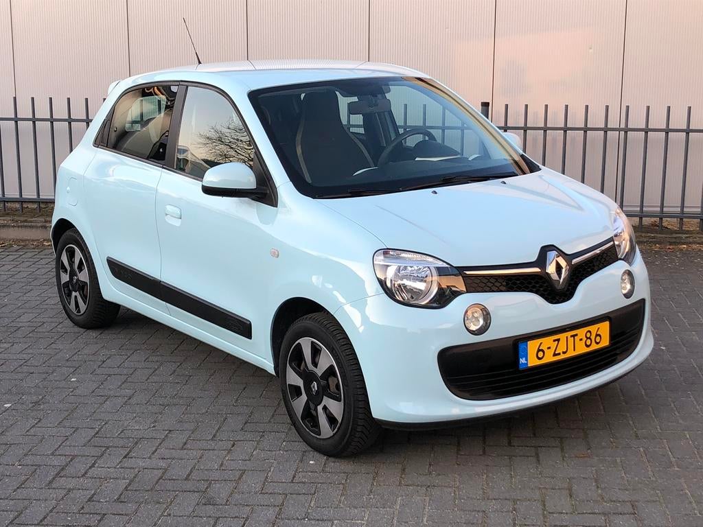 Renault Twingo 0.9 TCE 2015 Blauw, Auto's, Renault, Voorwielaandrijving, 898 cc, Parkeersensor, 31 €/maand