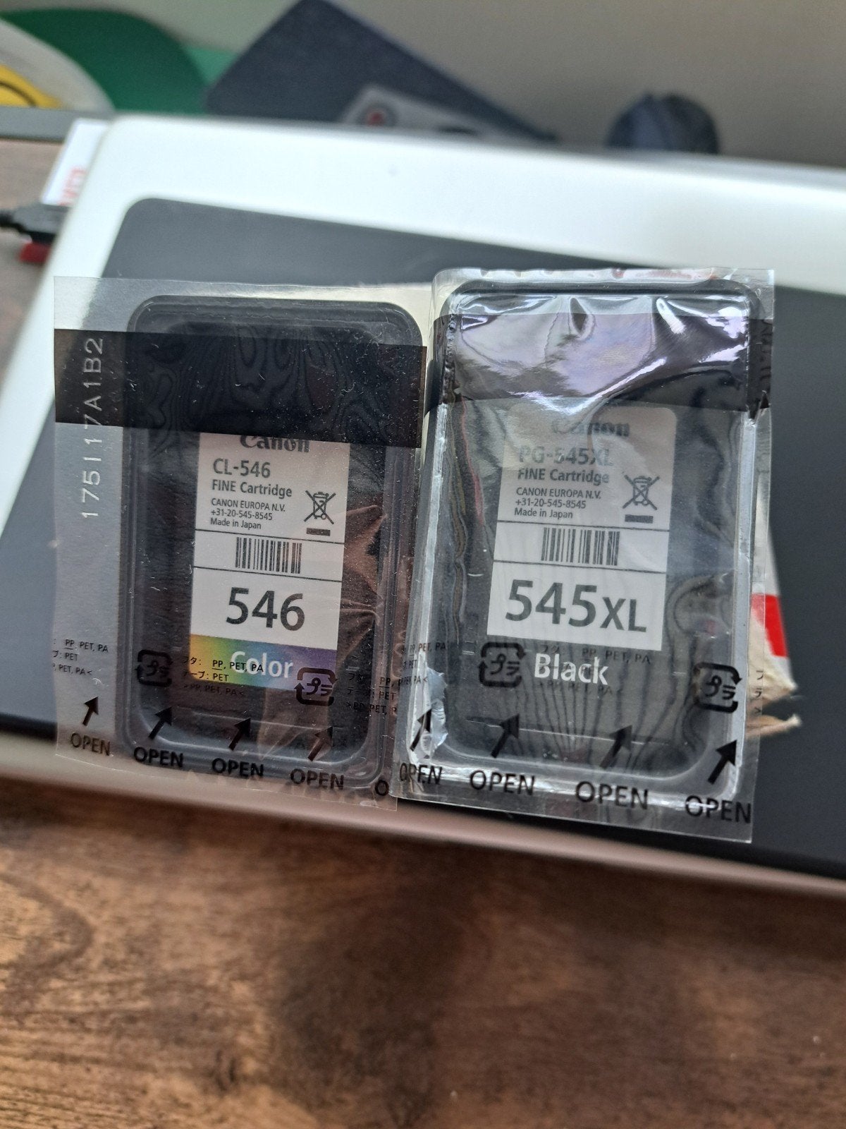 Canon printerinkt CL-546XL en PG-545XL (nieuw), Ophalen of Verzenden, Nieuw, Canon