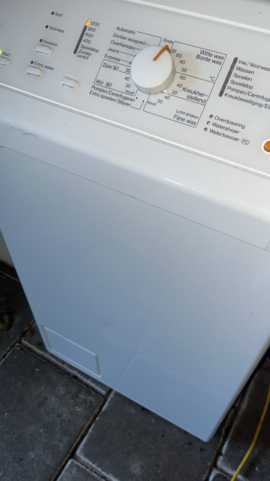 Miele W 604 SoftCare System Bovenlader Wasmachine, Witgoed en Apparatuur, Ophalen, Gebruikt, Handwasprogramma, Bovenlader