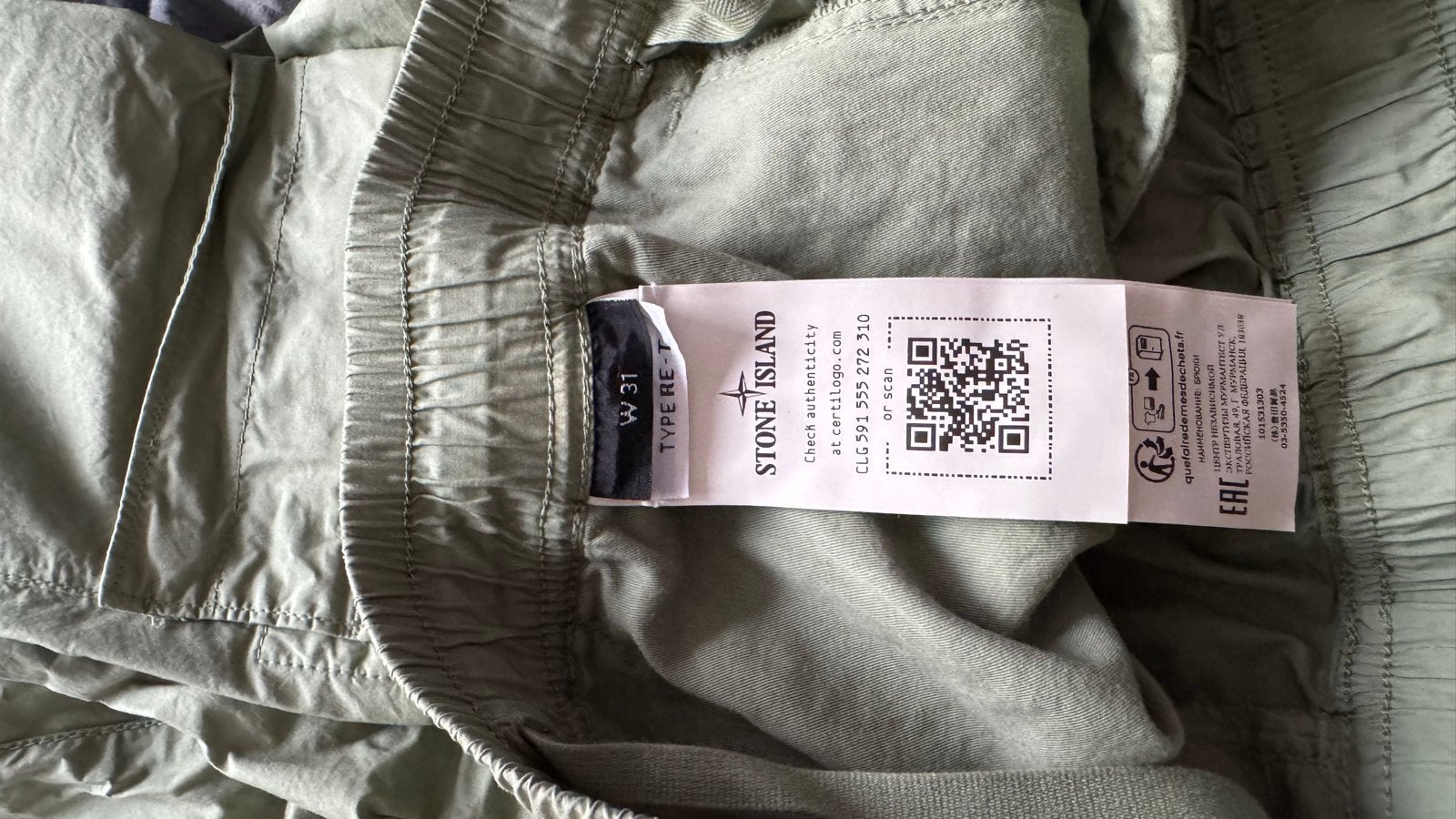 Stone Island Cargo Broek - Maat 31, Verzenden, Zo goed als nieuw, Maat 48/50 (M), Groen