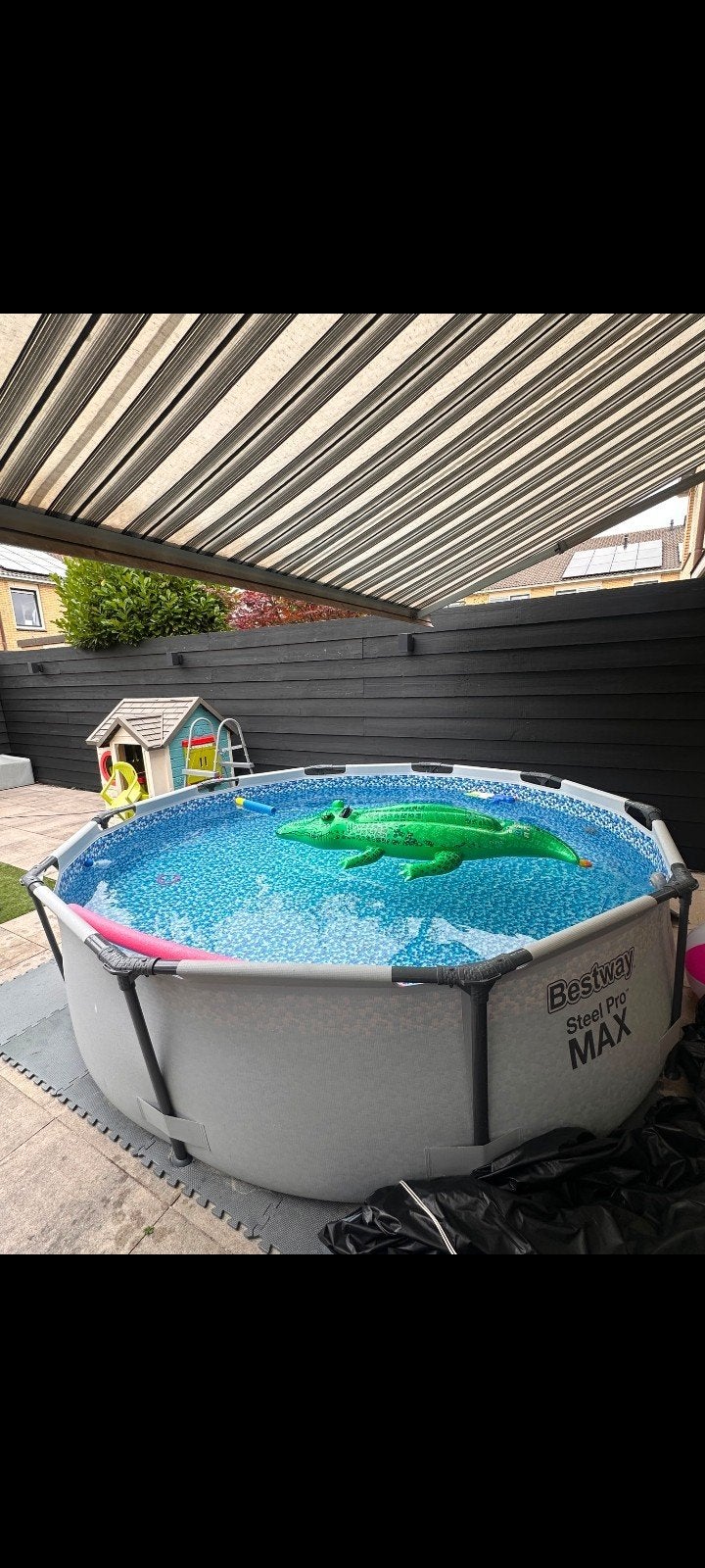 Zwembad Bestway Steel Pro max + toebehoren. Compleet., Tuin en Terras, Zwembaden, Ophalen, Minder dan 80 cm, Rond, 300 cm of meer