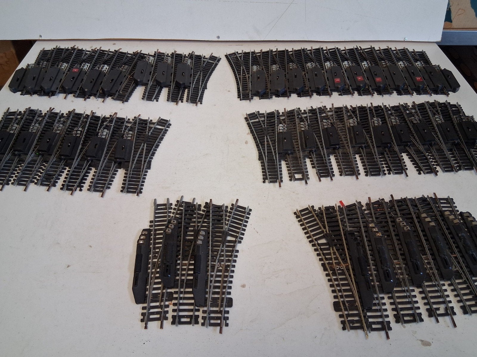 46 elektrische Lima wissels B keus, Gebruikt, Gelijkstroom, Rails, Ophalen of Verzenden