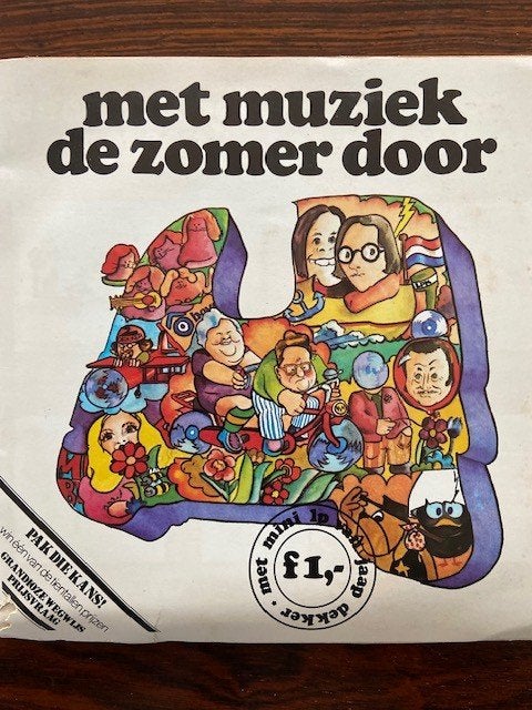 met muziek de zomer door met mini lp 33 toeren, Cd's en Dvd's, Vinyl Singles, Overige formaten, Ophalen of Verzenden, Zo goed als nieuw