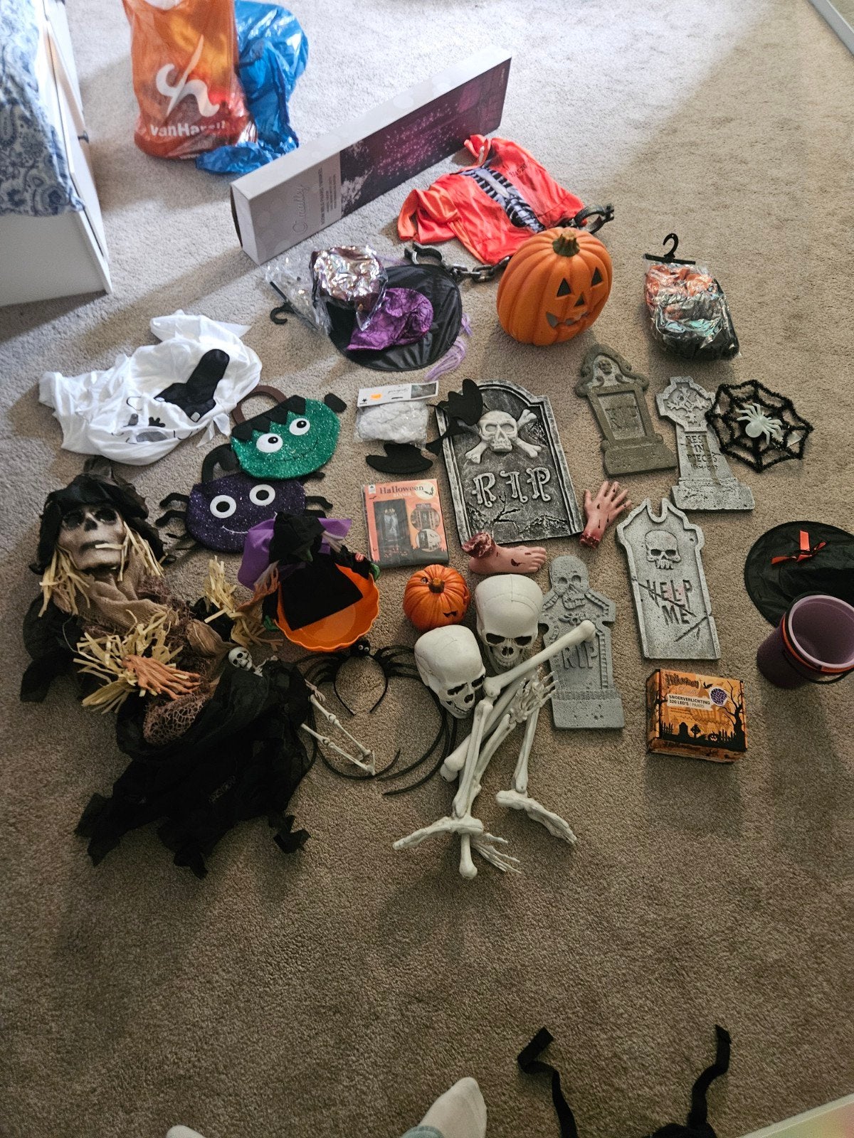 halloweenspullen, Ophalen, Versiering, Halloween of Griezel