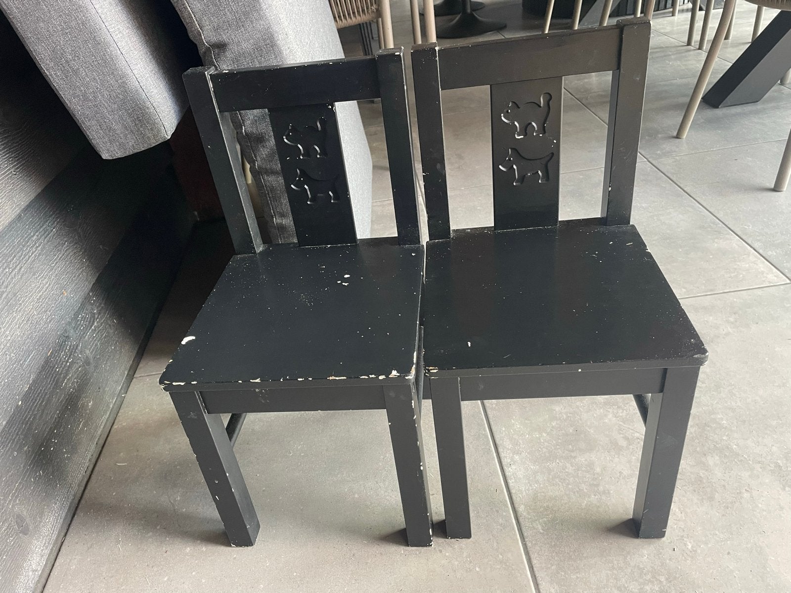 Graris! Twee IKEA kinderstoeltjes (opknappers), Ophalen, Gebruikt, Overige typen