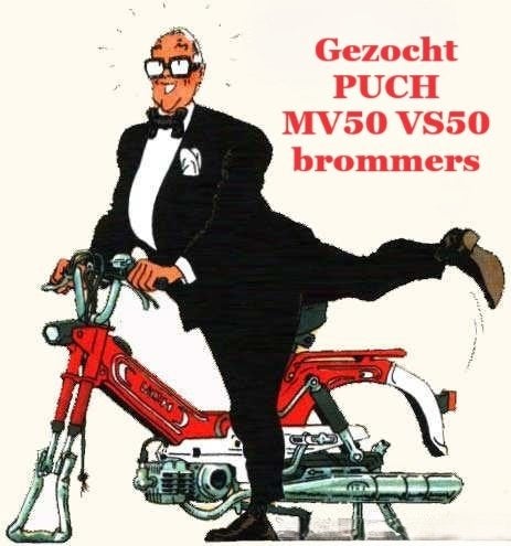 gezocht Puch MV50 VS50 MS50 brommers of partij onderdelen, Ophalen, Gebruikt, Overige typen