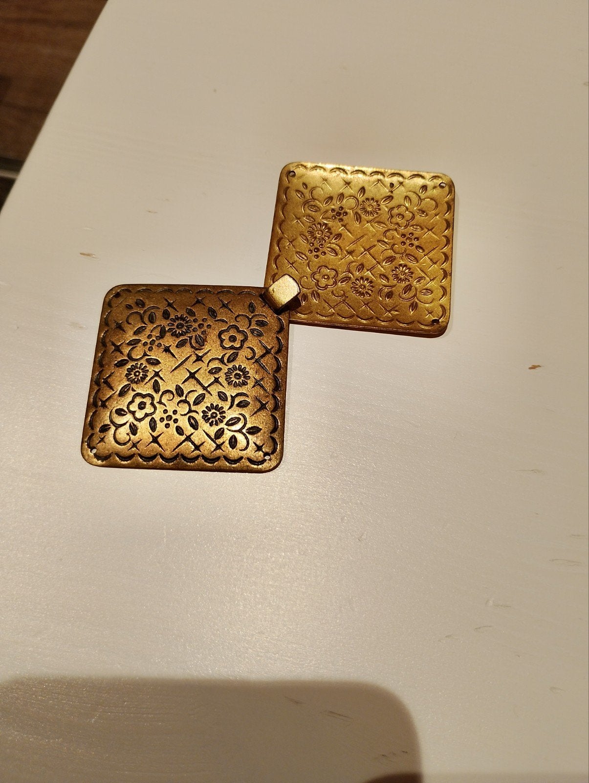 antieke gesp 5cm messing, Ophalen of Verzenden, Zo goed als nieuw, Overige materialen, Dame
