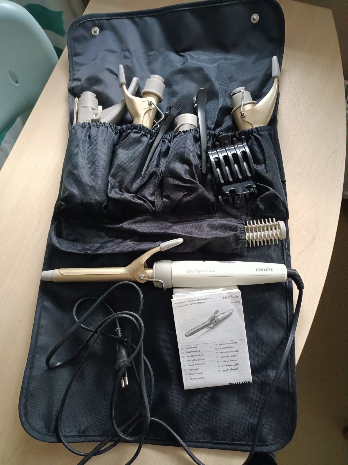 Philips SalonSuper Stylist krulset met diverse opzetstukken, Ophalen of Verzenden, Zo goed als nieuw