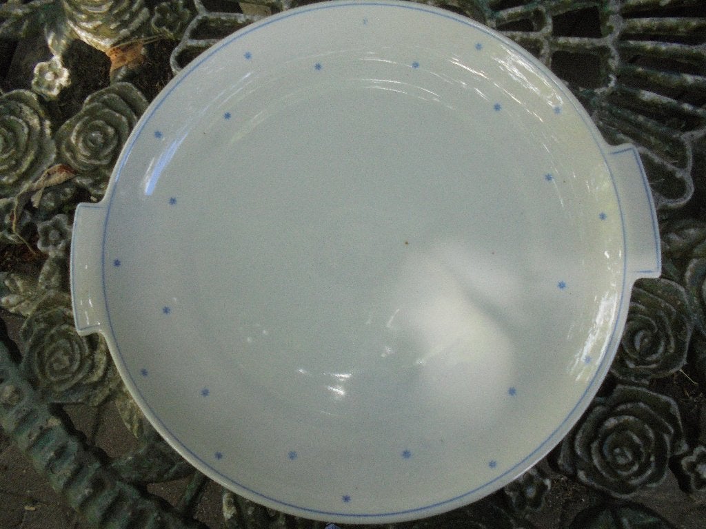 Gebakschaal Arzberg met blauwe sterretjes en rand, Ophalen of Verzenden