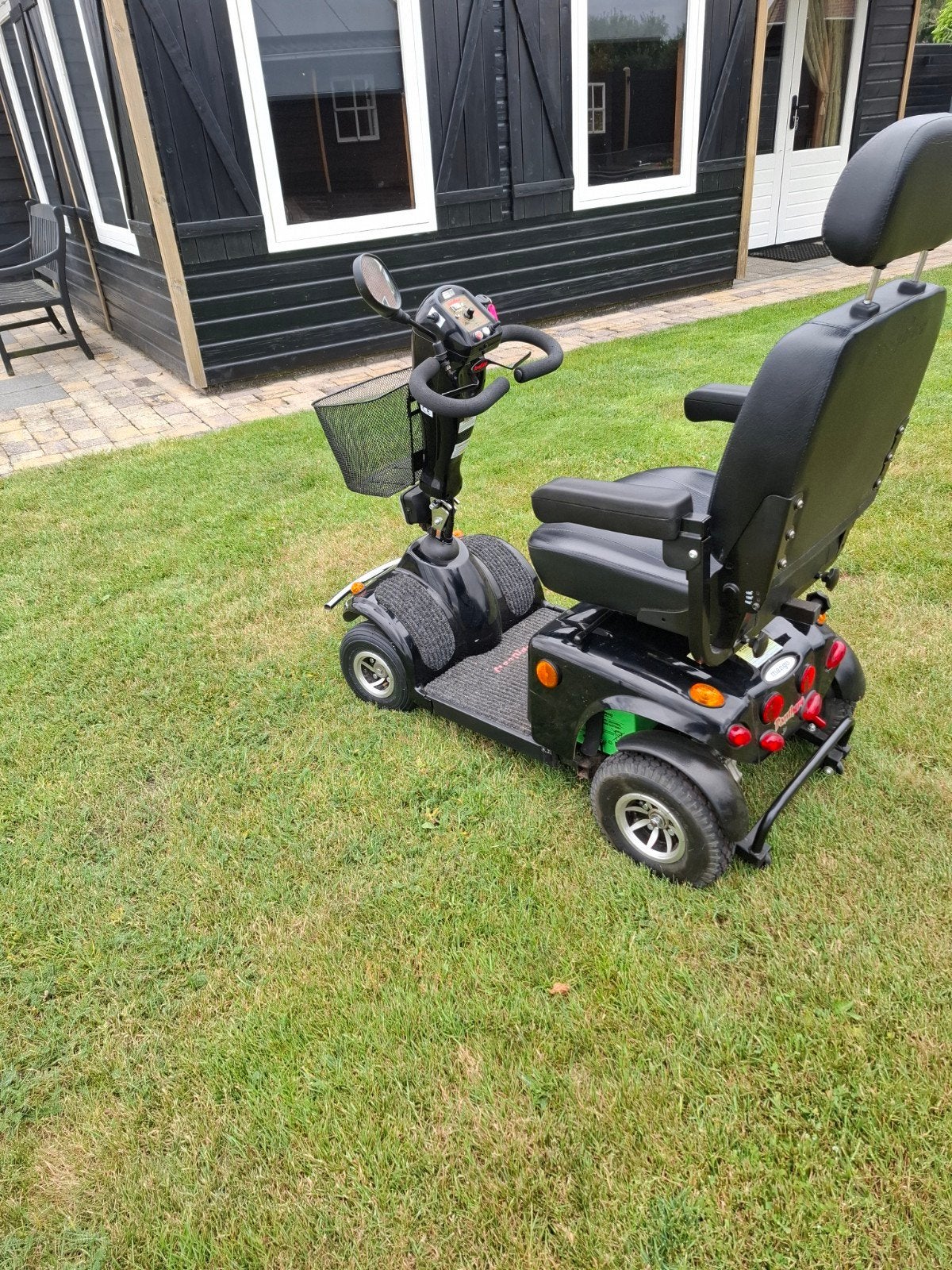 mooie scootmobiel, Ophalen