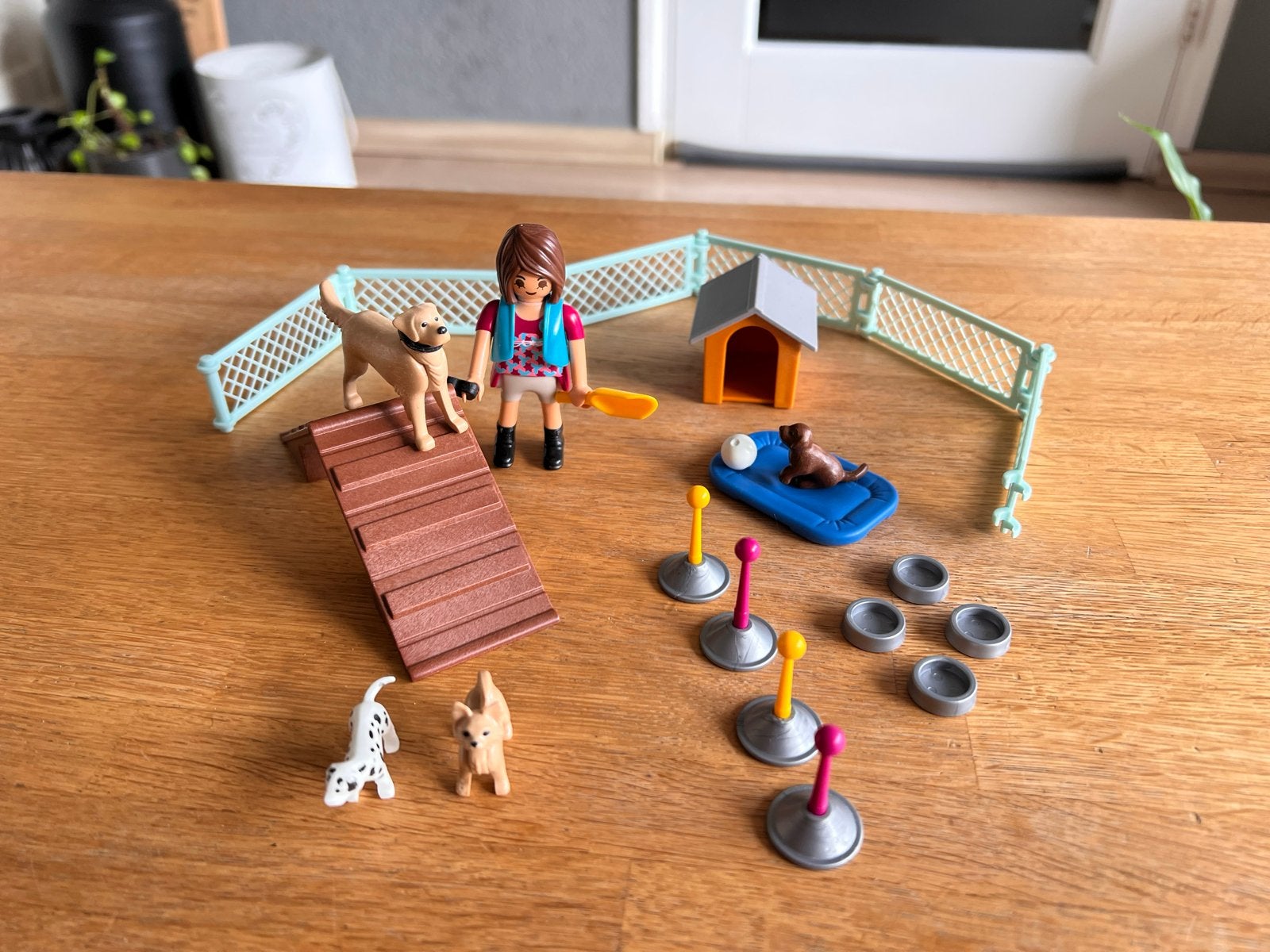 Playmobil Honden Agility Set met Figuur en Accessoires, Complete set, Overige typen, Ophalen of Verzenden, Zo goed als nieuw