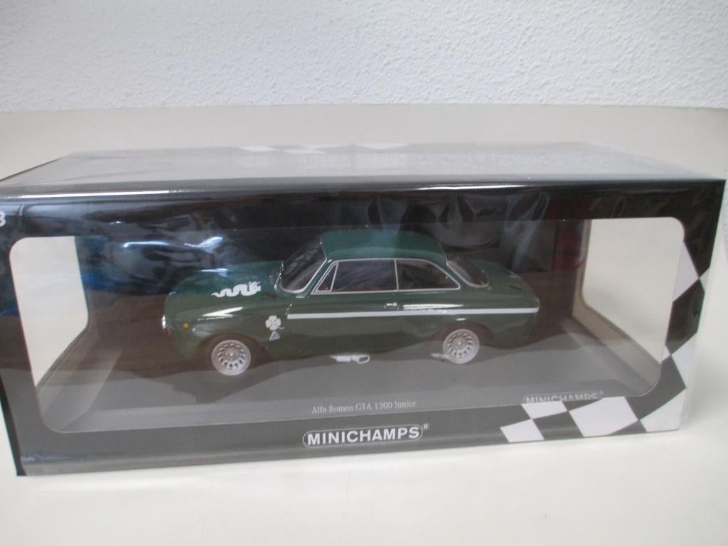 Alfa Romeo GTA 1300 Junior 1971 1 of 350pcs, Ophalen of Verzenden, Nieuw, Auto, MiniChamps