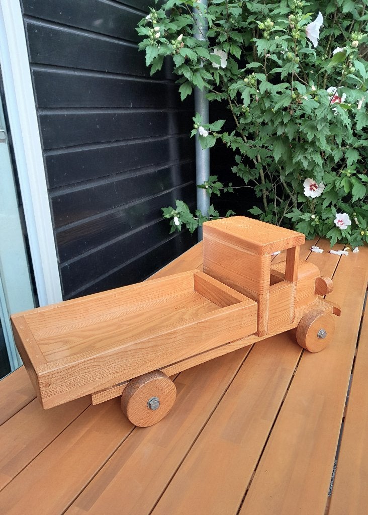 Grote houten vrachtauto  auto, Ophalen of Verzenden, Zo goed als nieuw