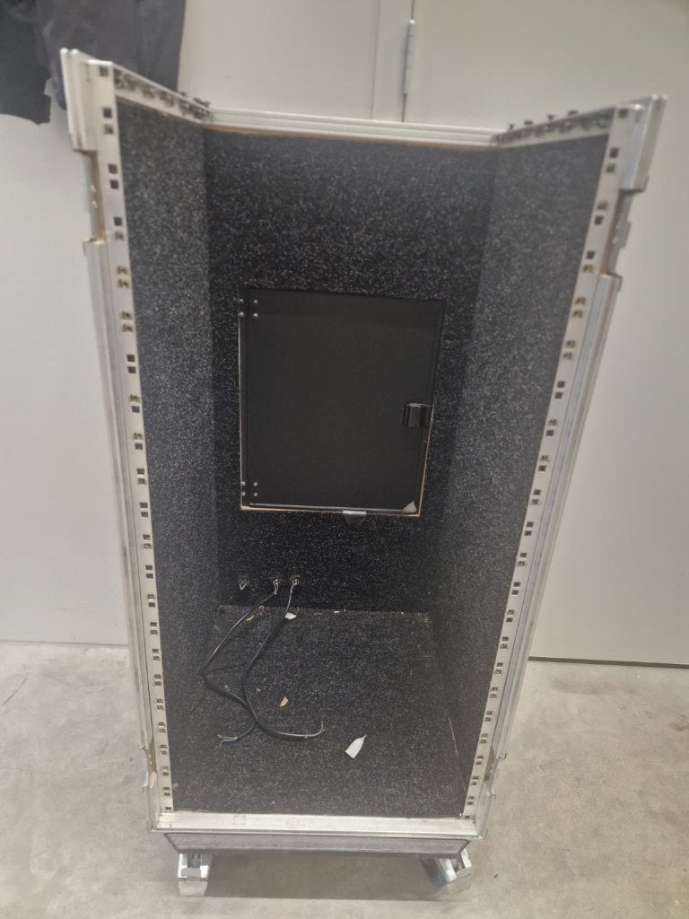 Flightcase Taperack 22U, Ophalen, Gebruikt, Overige instrumenten, Flightcase