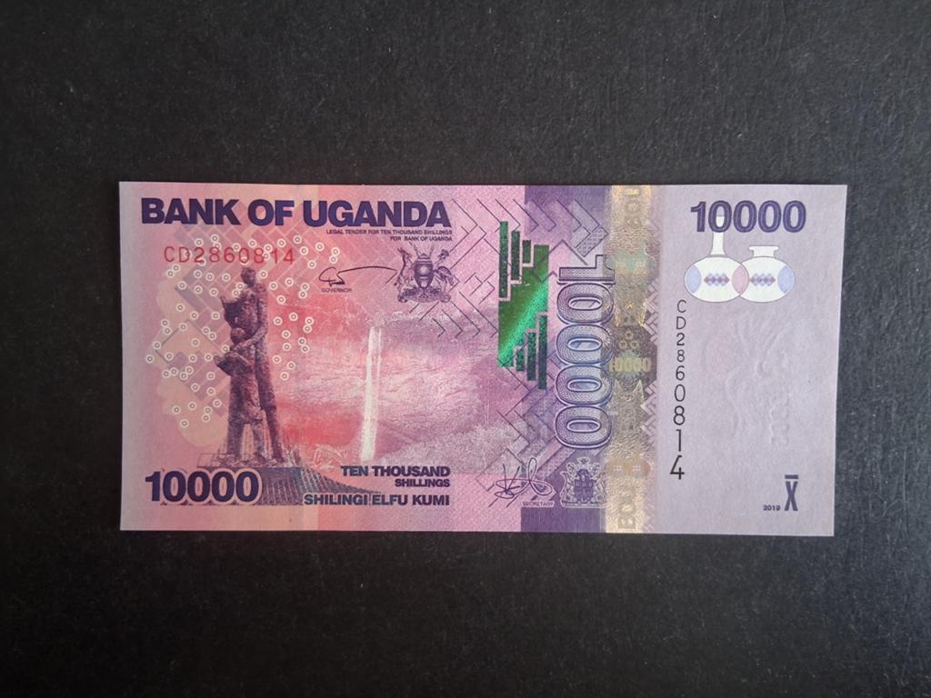 10.000 shillings uganda unc 2019, Ophalen of Verzenden, Overige landen, Los biljet
