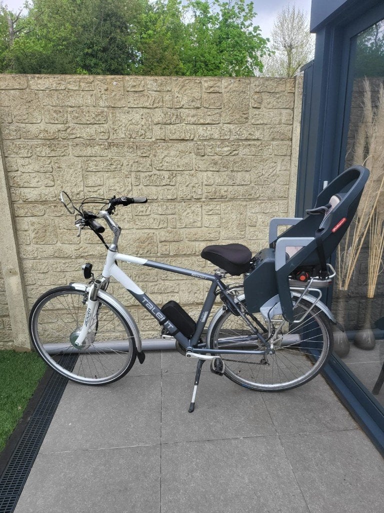 Elektrische HERENFIETS merk Talent TOPSTAAT, Zo goed als nieuw, 47 tot 51 cm, 50 km per accu of meer, Ophalen
