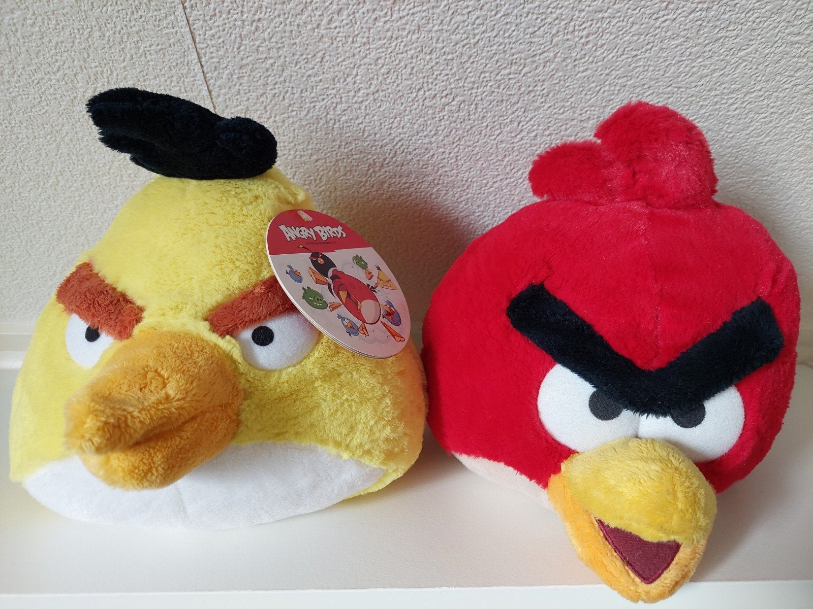 Nieuwe Angry Birds knuffels: Chuck en Red, Overige typen, Nieuw, Ophalen of Verzenden, Met label