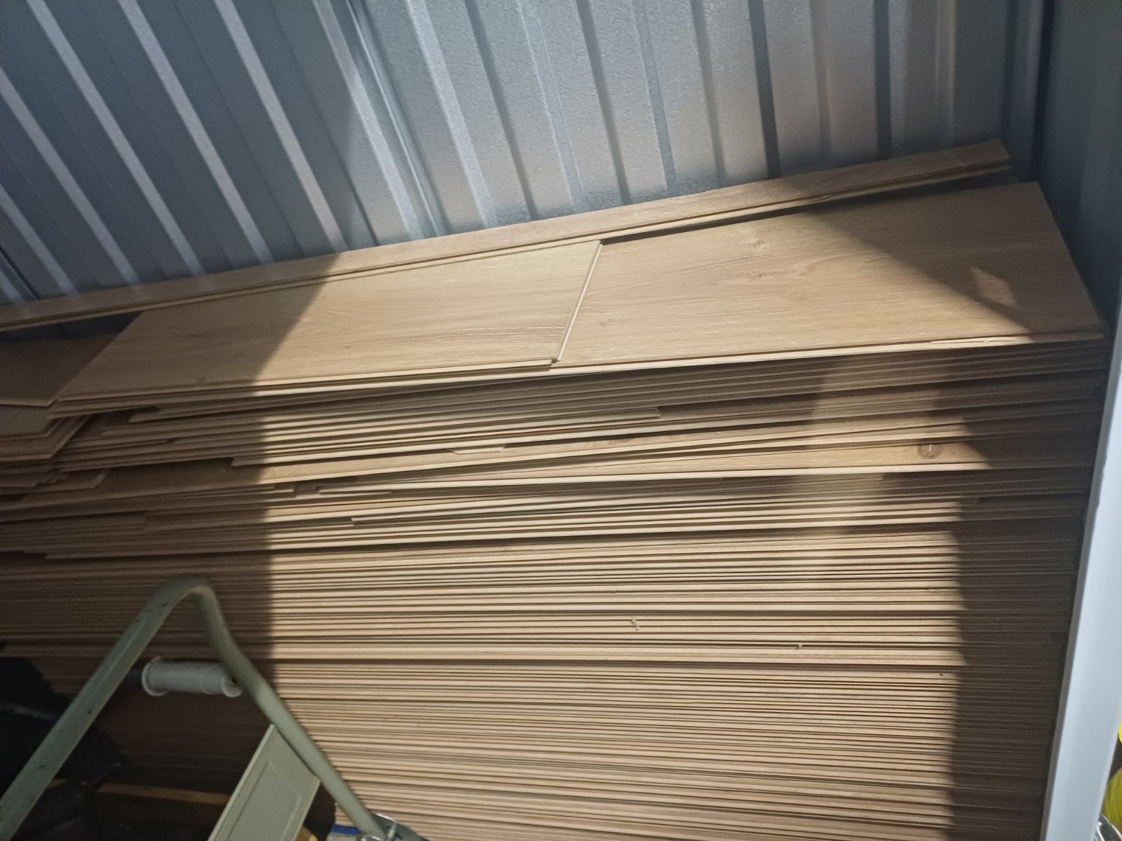 Laminaat met ondervloer en plinten, Ophalen, 10 m² of meer, 10 tot 30 cm, Hout