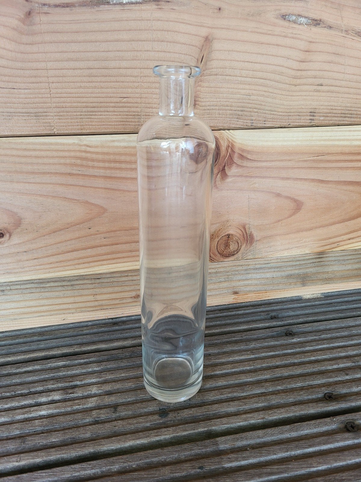 Glazen fles - Decoratieve fles, Ophalen of Verzenden