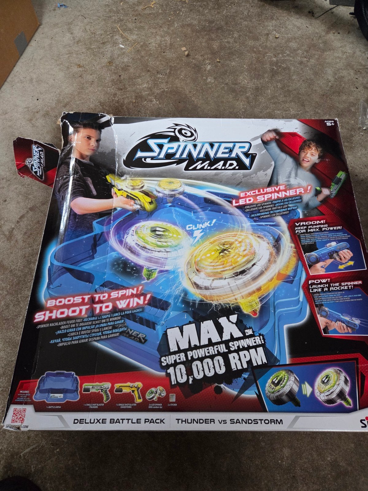 Spinner M.A.D. Deluxe Battle Pack - Compleet, Ophalen of Verzenden, Gebruikt, Jongen of Meisje