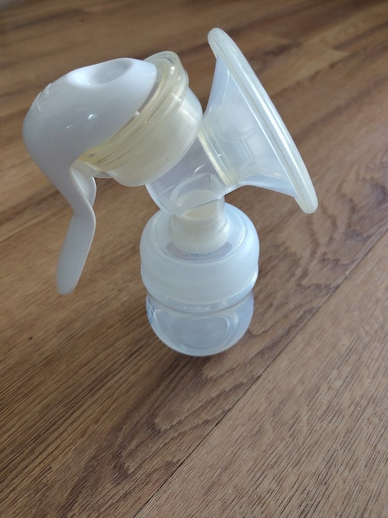Handkolf Philips Avent met flesjes, Ophalen, Gebruikt, Borstkolf, Philips Avent