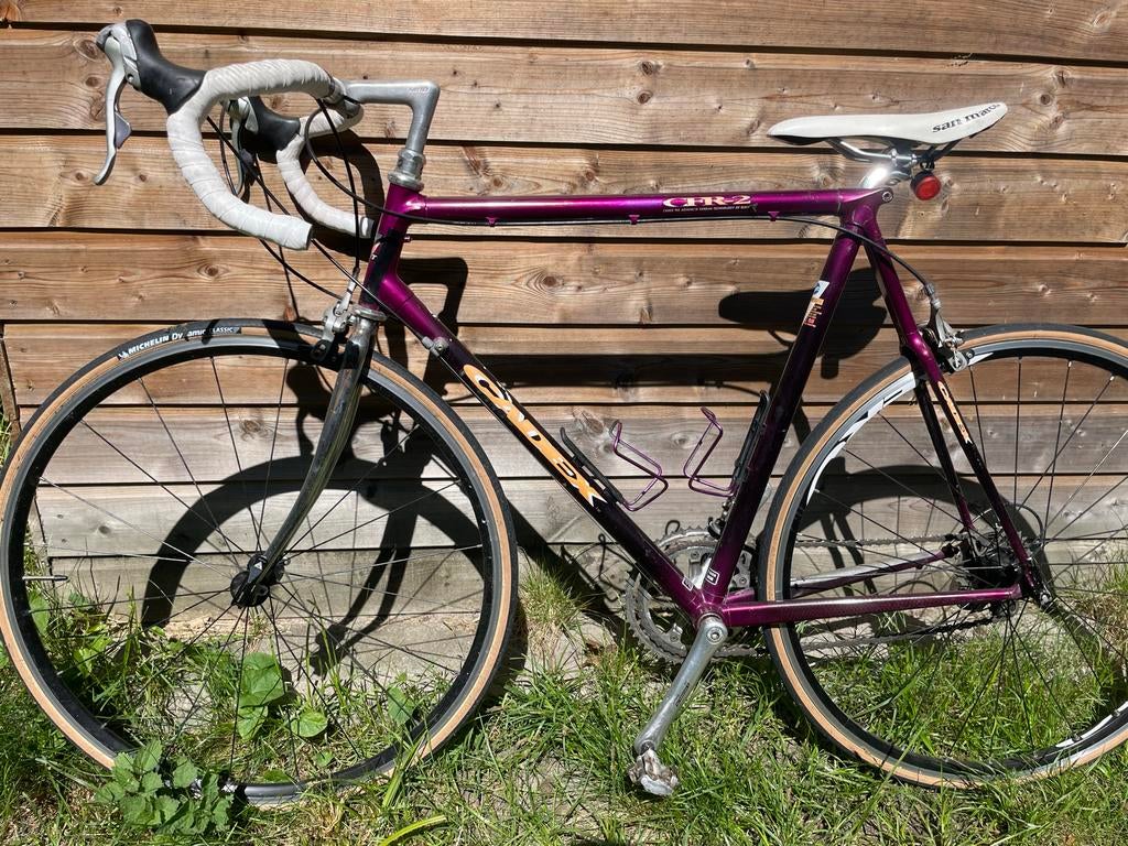 Giant Cadex CFR-2 racefiets - Paars/Zwart, Fietsen en Brommers, Ophalen, 28 inch, Gebruikt, 10 tot 15 versnellingen