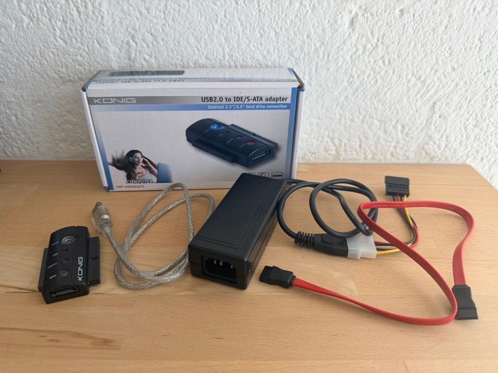 König USB 2.0 naar IDE/S-ATA adapter - Zo goed als nieuw, Verzenden, Zo goed als nieuw
