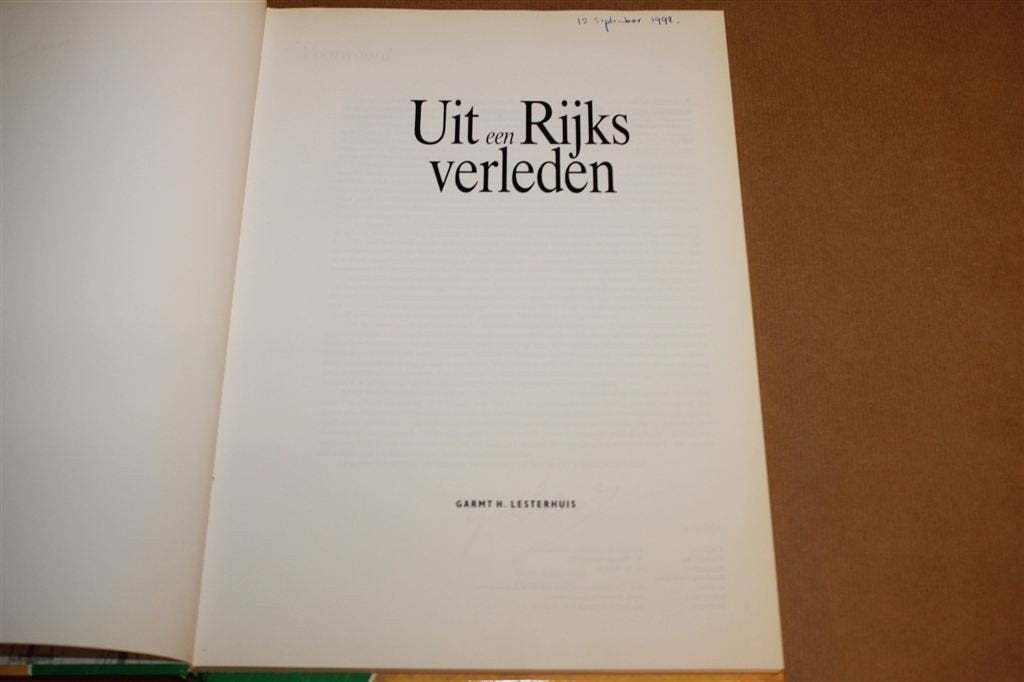 Uit een Rijks Verleden — 125 Jaar Rijksschool in Leeuwarden, Ophalen of Verzenden, Gelezen