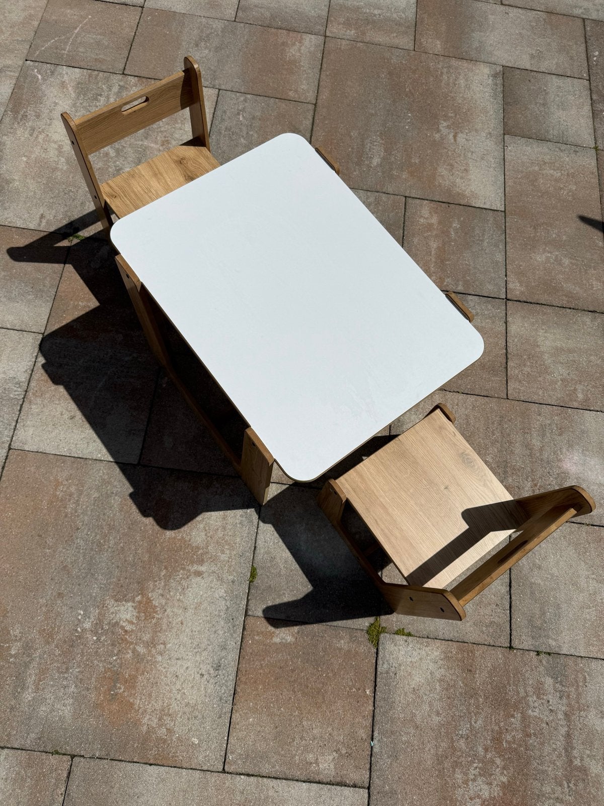 Kinder tafel en stoelen set, Kinderen en Baby's, Kinderkamer | Tafels en Stoelen, Ophalen, Zo goed als nieuw, Tafel(s) en Stoel(en)