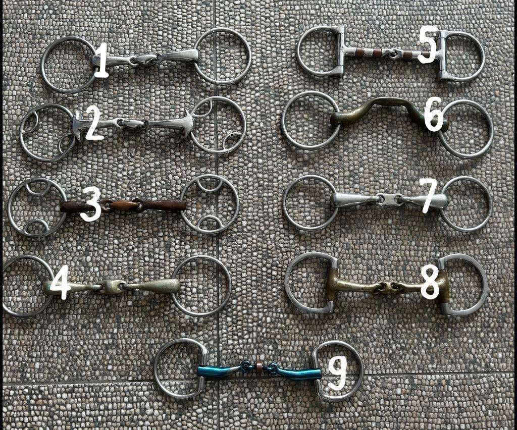 Verschillende bitten 12.5 tm 14cm, Dieren en Toebehoren, Ophalen of Verzenden, Dressuur