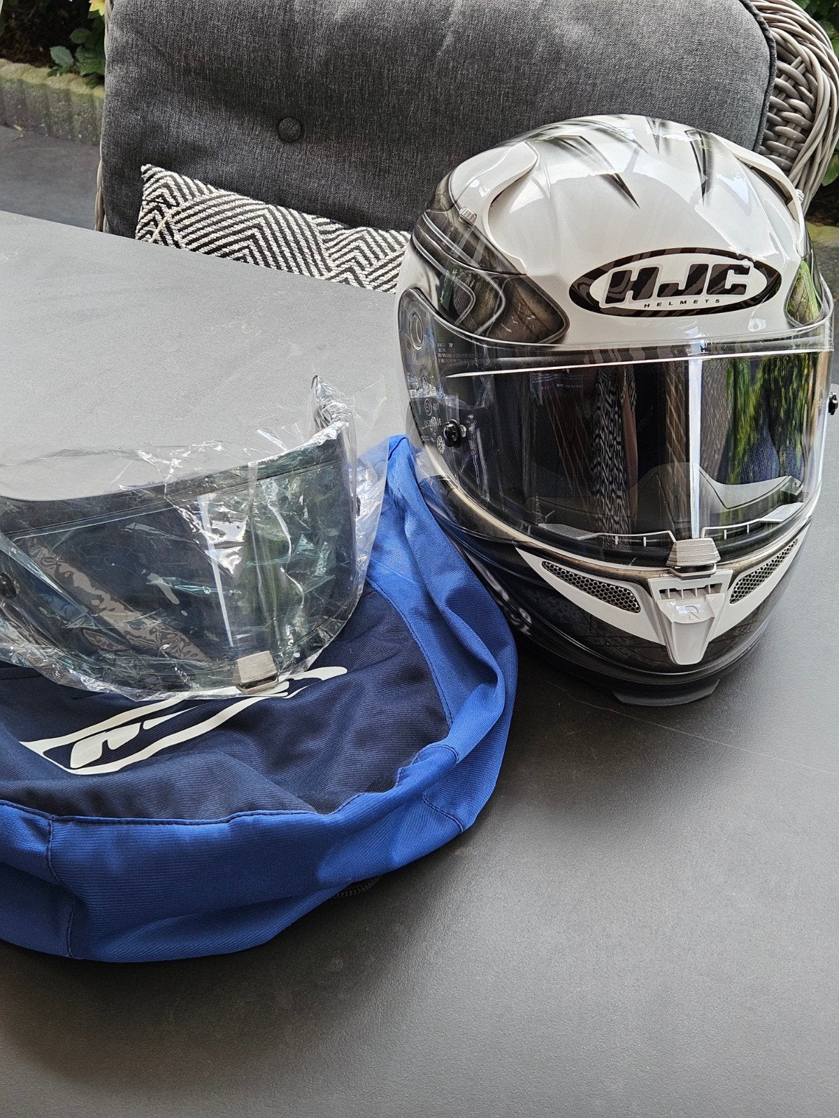 HJC Integraalhelm - Maat M bijna nieuw!!, M, HJC, Ophalen of Verzenden, Integraalhelm
