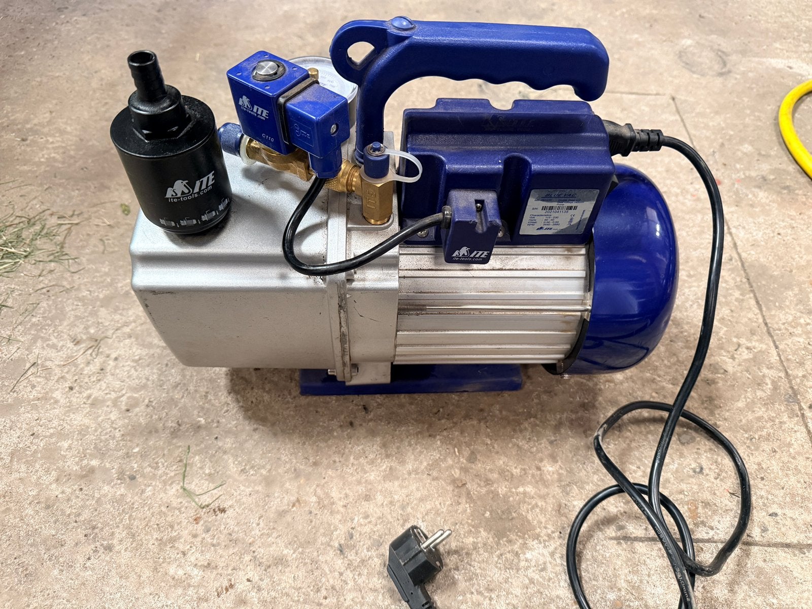 Bluevac MK-280-S vacuumpomp, 100 liter of meer, Ophalen, Zo goed als nieuw