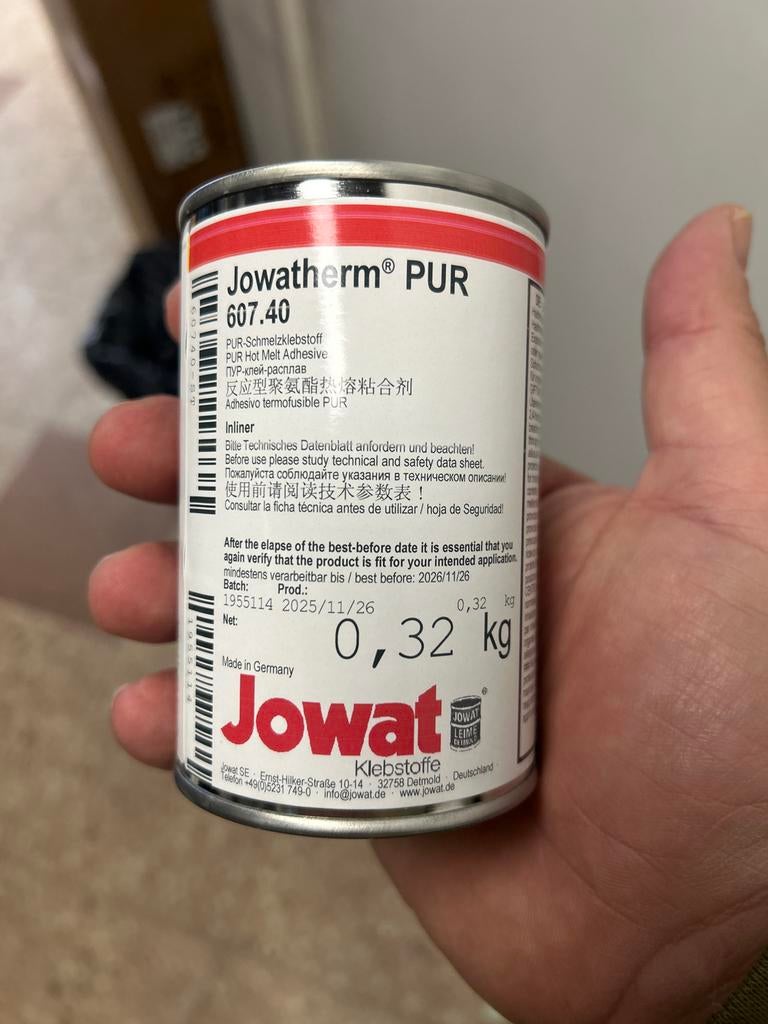 Jowatherm PUR 607.40 Hot Melt Lijm 0,32 kg (24 stuks), Ophalen of Verzenden, Nieuw