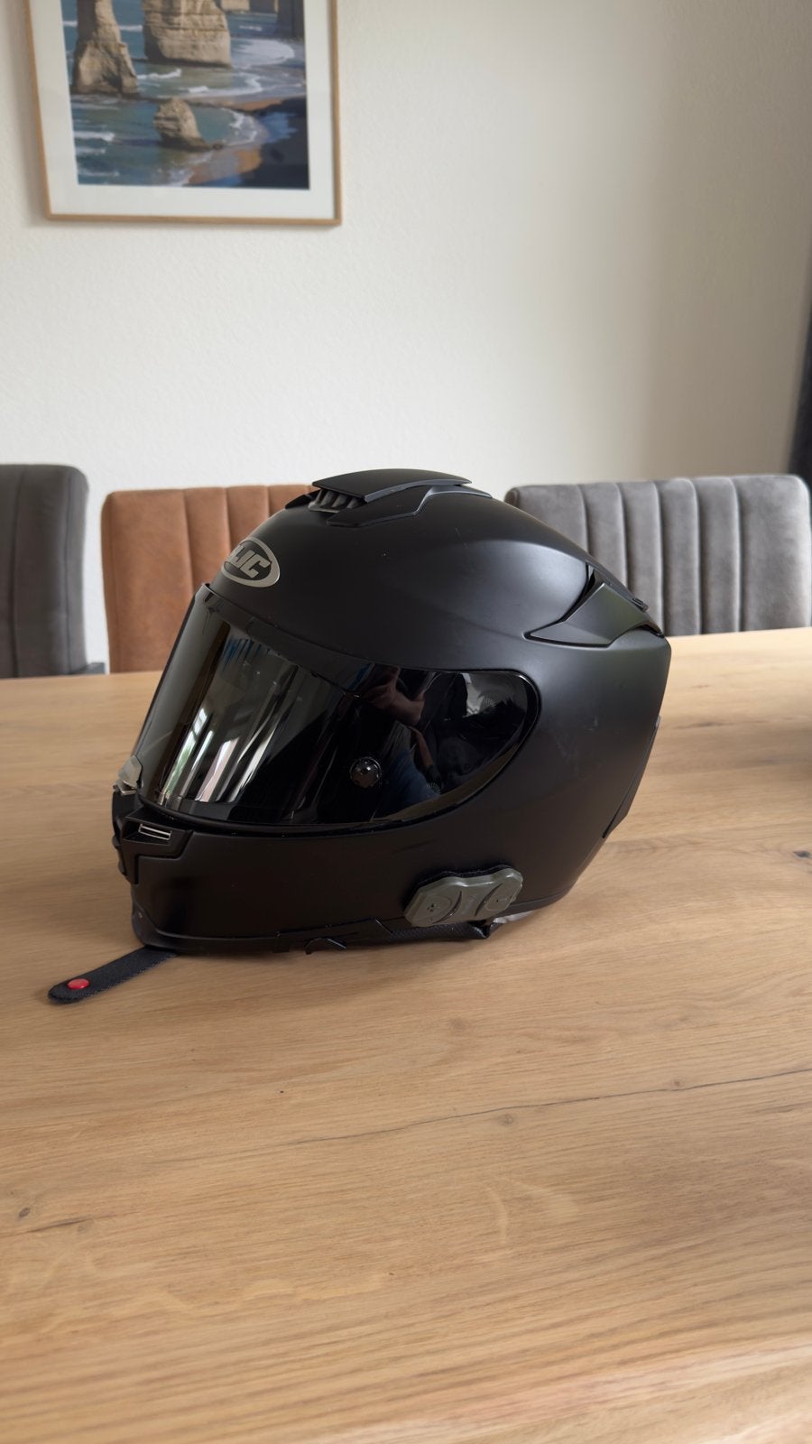 HJC RPHA 70 motorhelm met Sena 10R headset, Ophalen of Verzenden, Tweedehands, Heren, Overige typen