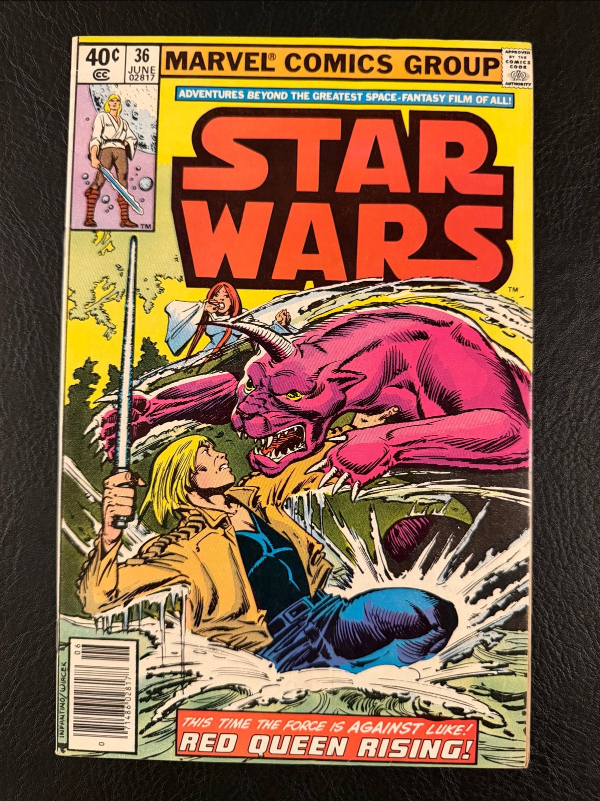 Star Wars Comic #36 - 1e Druk 1980 VF Marvel, Ophalen of Verzenden, Zo goed als nieuw, Boek of Poster