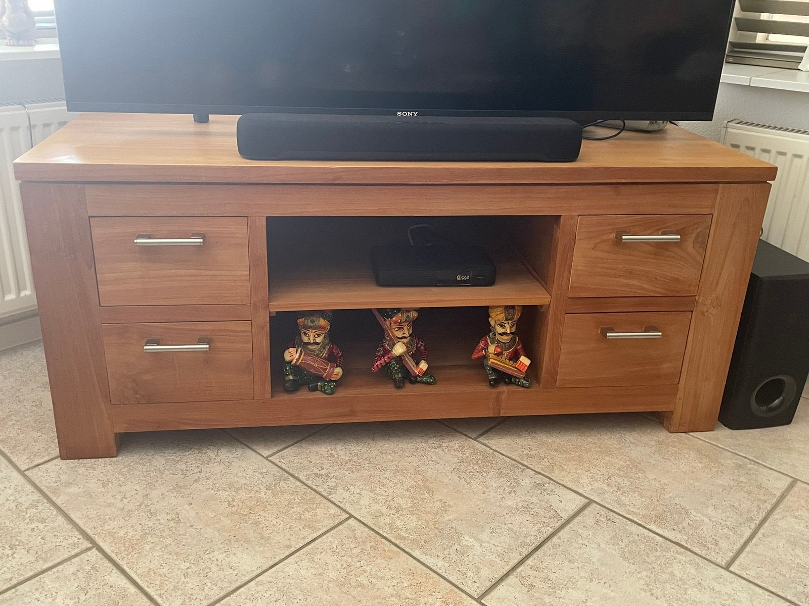 Teak, Ophalen, 100 tot 150 cm, Teakhout, Zo goed als nieuw