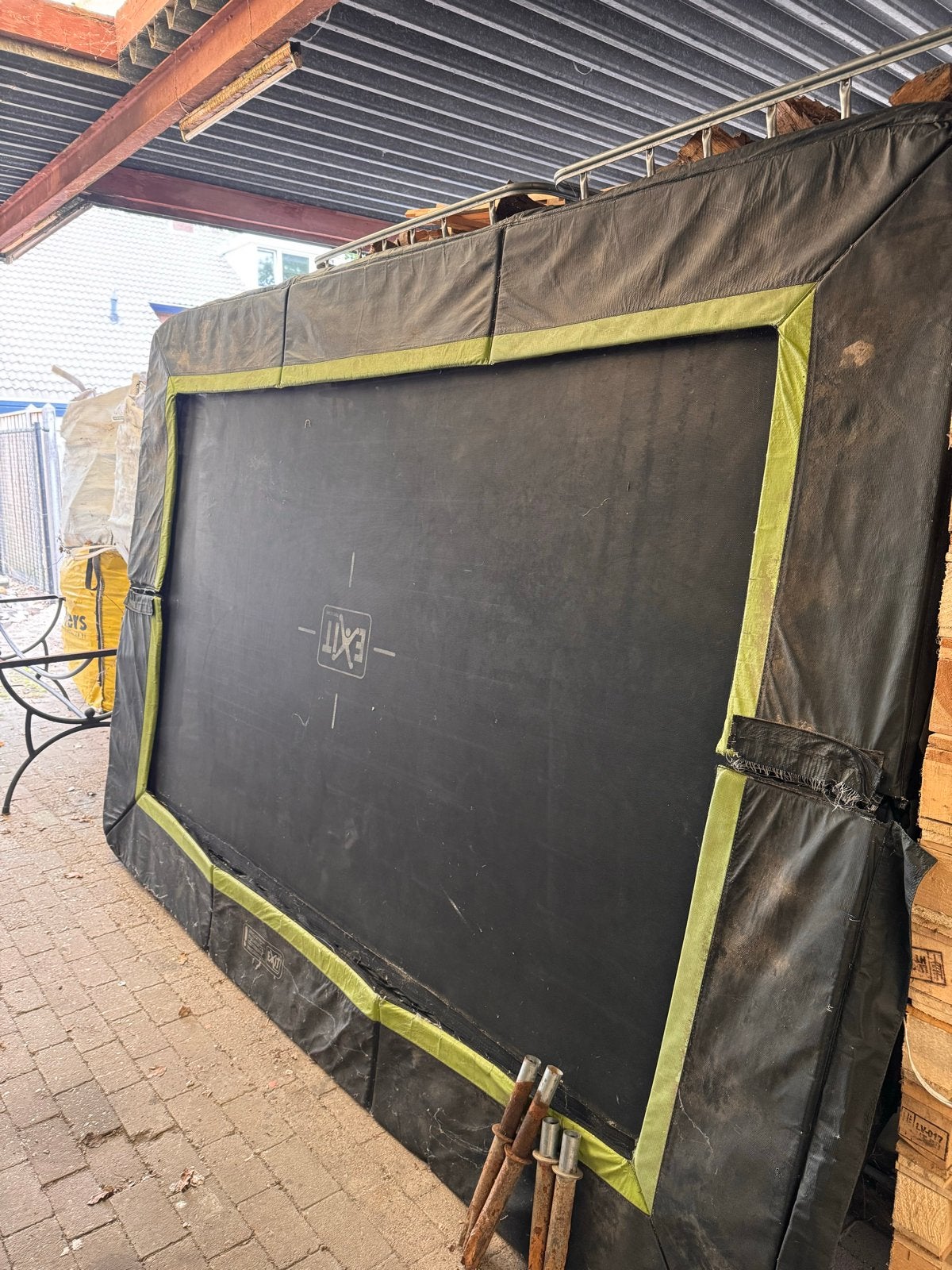 Trampoline, Kinderen en Baby's, Speelgoed | Buiten | Trampolines, Ophalen, Gebruikt