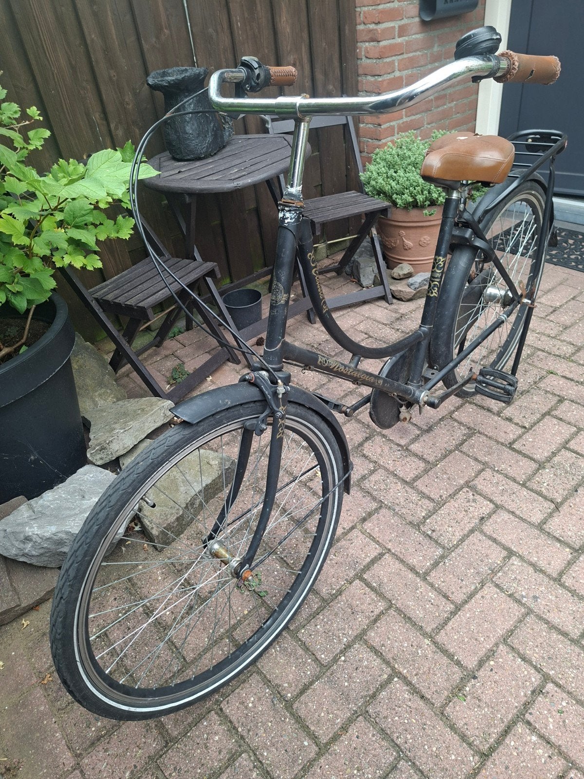 Fiets 26 inch, Fietsen en Brommers, Fietsen | Dames | Damesfietsen, Terugtraprem, Gebruikt, 47 tot 50 cm, Versnellingen
