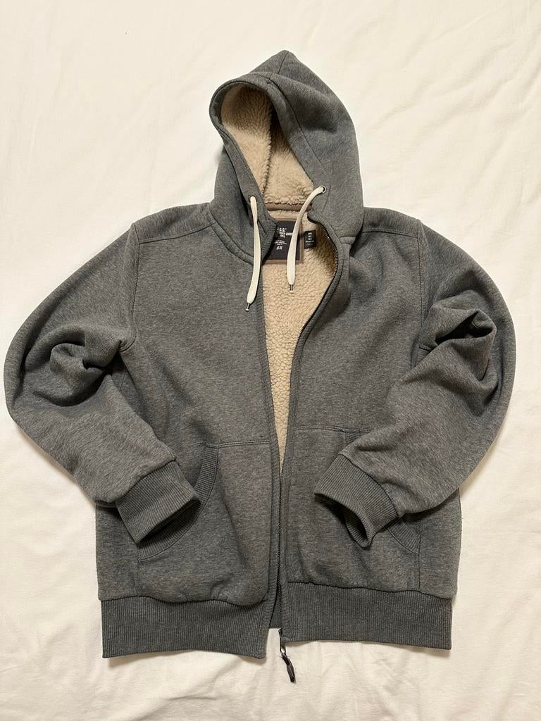 H&M Parka met fleecevoering, warm, voor heren, Kleding | Heren, Jassen | Winter, Ophalen of Verzenden, Gedragen, Maat 52/54 (L)