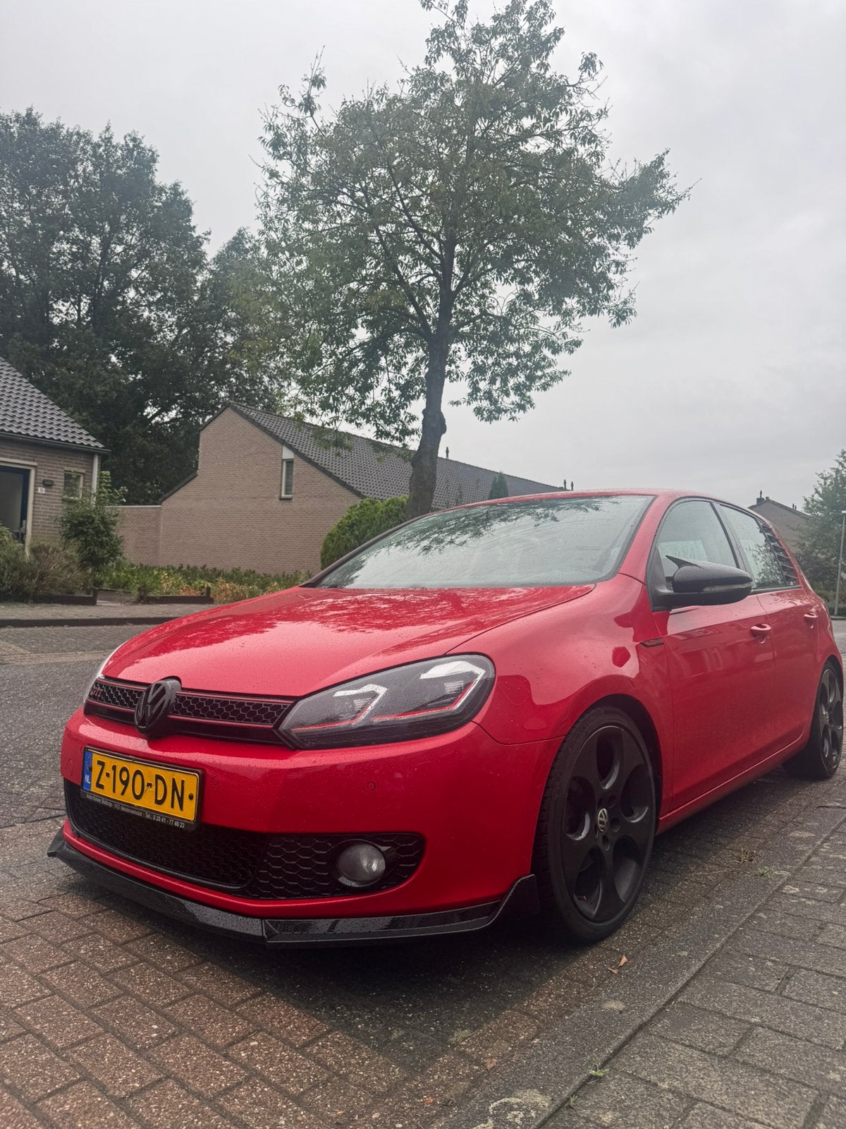 Volkswagen Golf 6 TSI 1.4 – GTI/R Look 2009 Rood, Parkeersensor, Zwart, 4 cilinders, 122 pk
