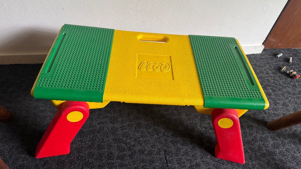 LEGO bouwtafel speeltafel origineel 1994-1995, Gebruikt, Lego, Ophalen of Verzenden, Compleet