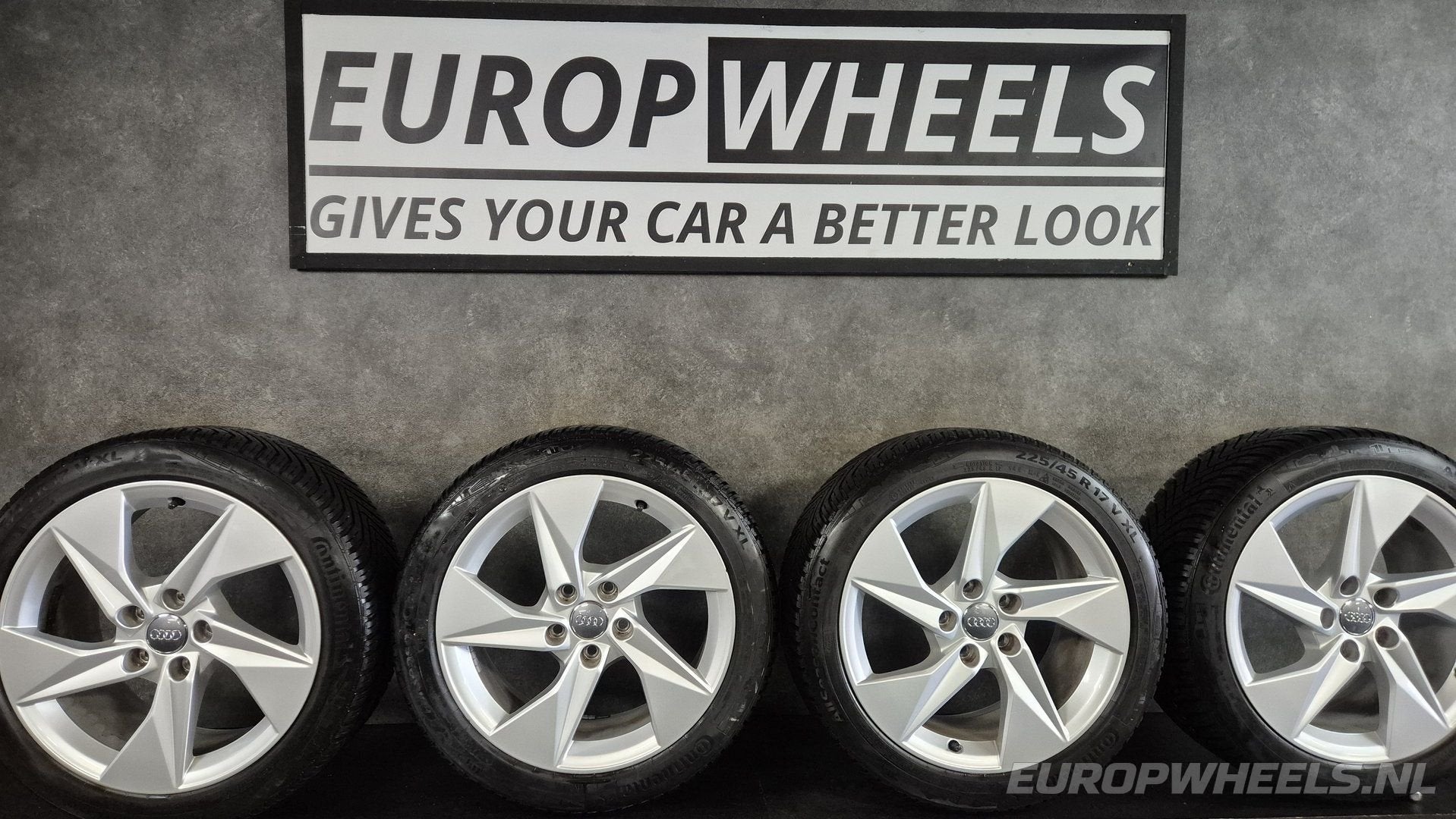 17 inch originele Audi A3 8Y velgen all season banden, Auto-onderdelen, Banden en Velgen, Gebruikt, -, -, Banden en Velgen