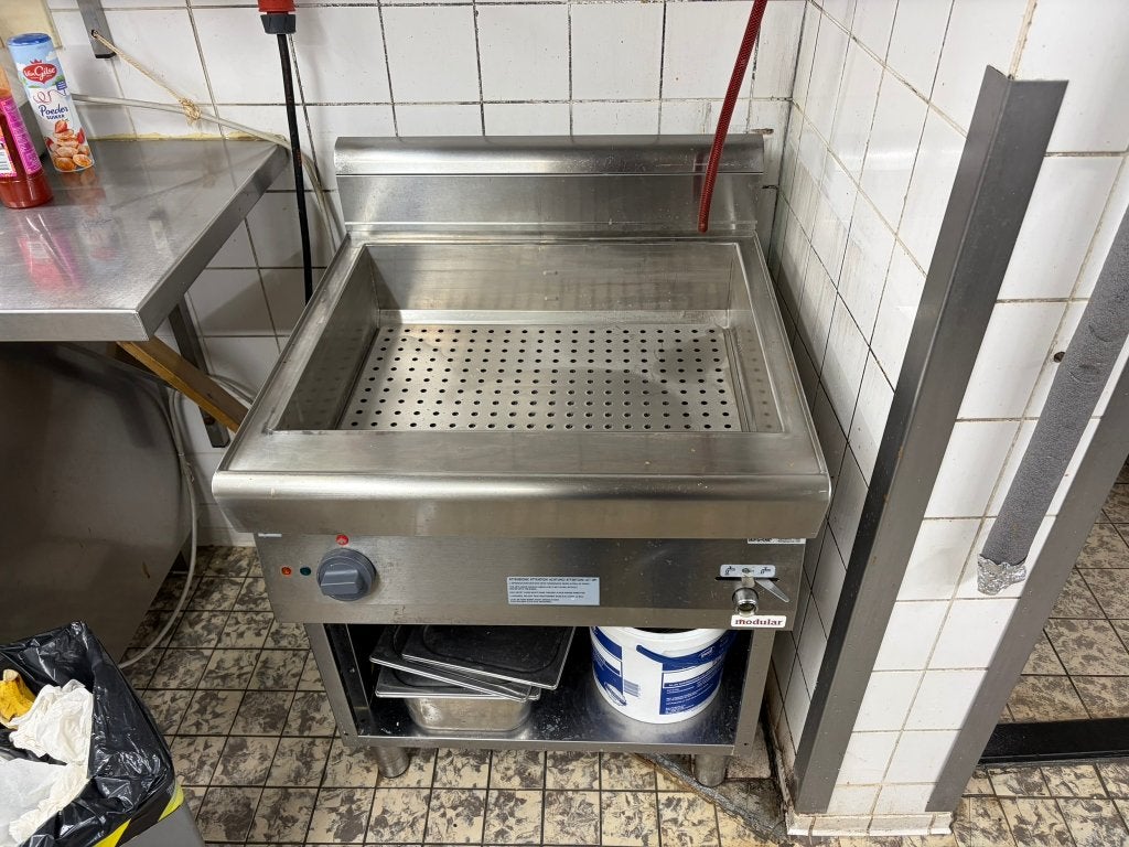 Occasion Modular Bain Marie - 2/1 GN - RVS - inc GN bakken!, Ophalen, Zilver, Metaal, Overige merken