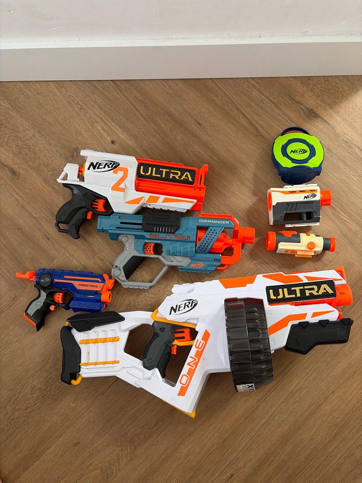 Grote Nerf Blaster Collectie met Accessoires, Ophalen of Verzenden, Gebruikt