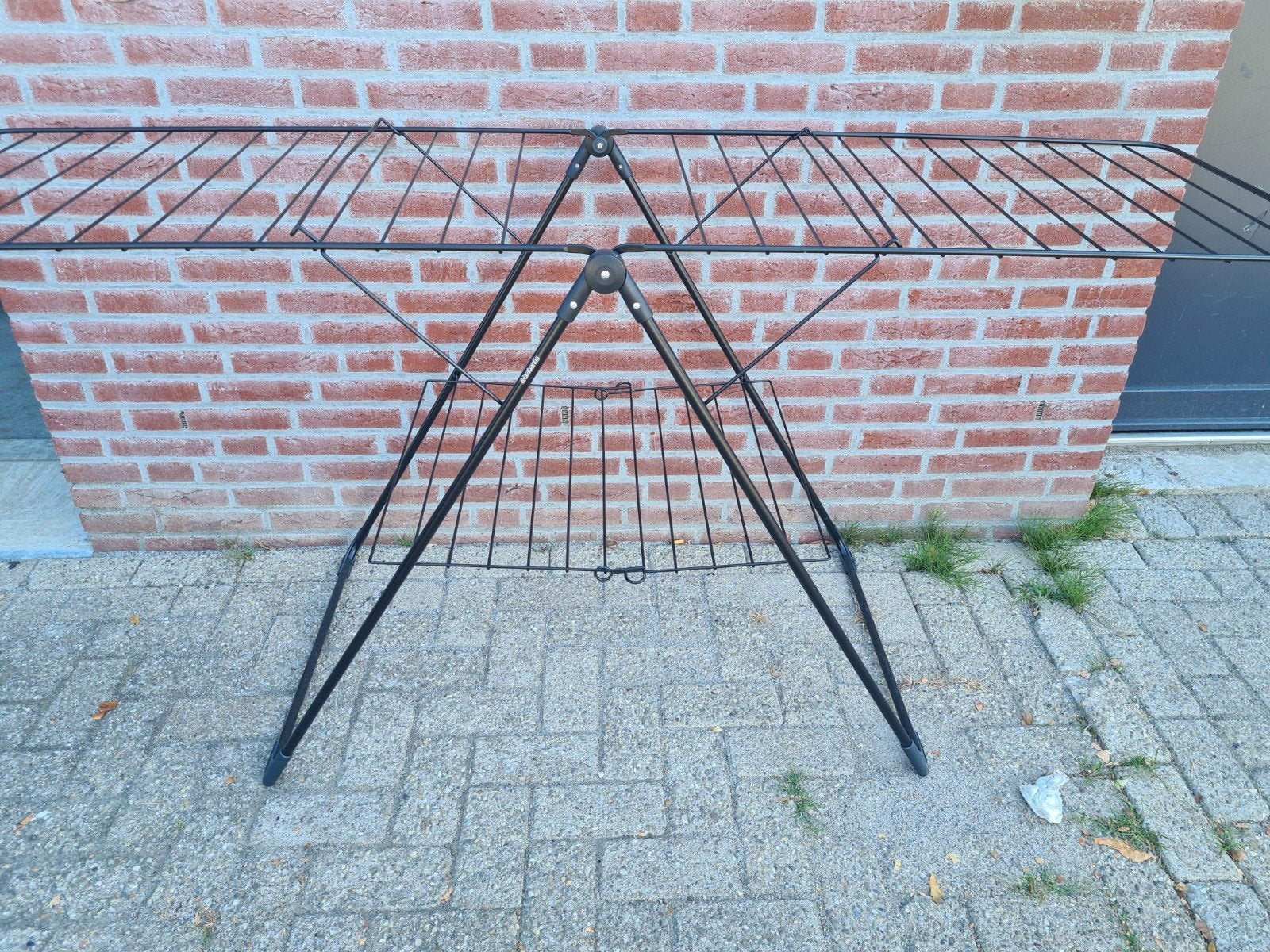 Brabantia droogrek - Zwart, opvouwbaar, Ophalen, Gebruikt, Wasrek
